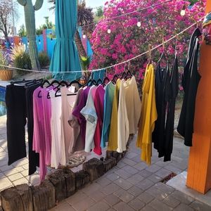 Bryn Walker Black cropped wide legged pant